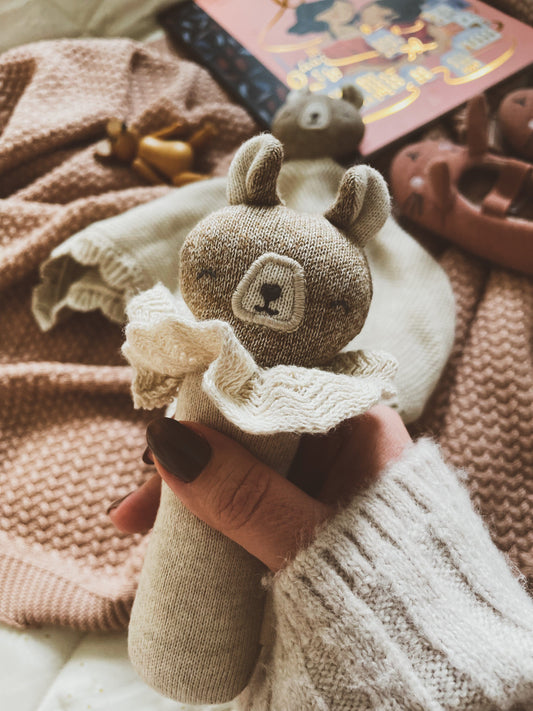 Avery Row - Rattle - Brave Bear Baby Rattle Avery Row