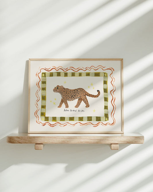 Be You - Jaguar Art Print Art Print Lion & The Pear