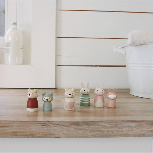 Bunny Tales small world open ended ThreadBeardesign