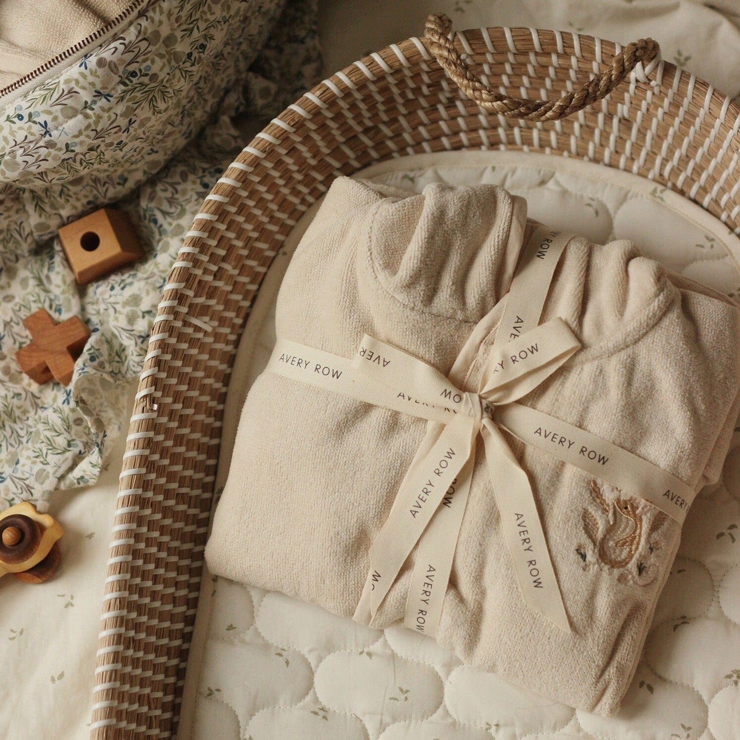 Children's Towelling Robe - Mouse Towelling Avery Row Wholesale