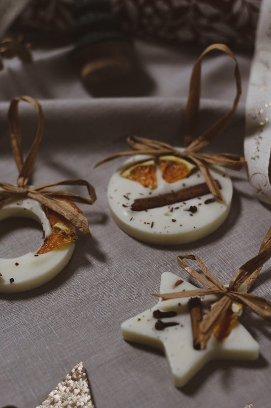 Christmas Scented Tree Decoration: Star - Spiced Oranges Christmas Decorations House of Pyaar