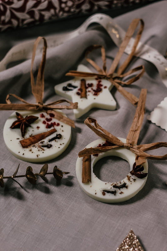 Christmas Scented Tree Decoration: Wreath - Cranberry Orange and Cinnamon Christmas Decorations House of Pyaar