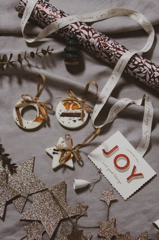 Christmas Scented Tree Decoration: Wreath - Spiced Oranges Christmas Decorations House of Pyaar