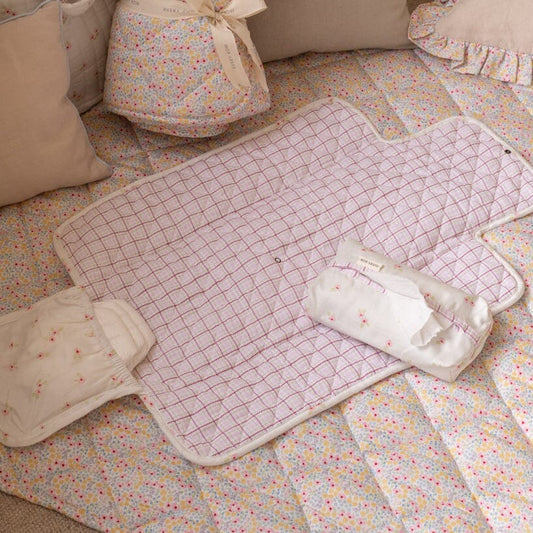 Cotton Travel Baby Changing Mat - Anemone Changing Bags & Travel Changing Mats Avery Row Wholesale