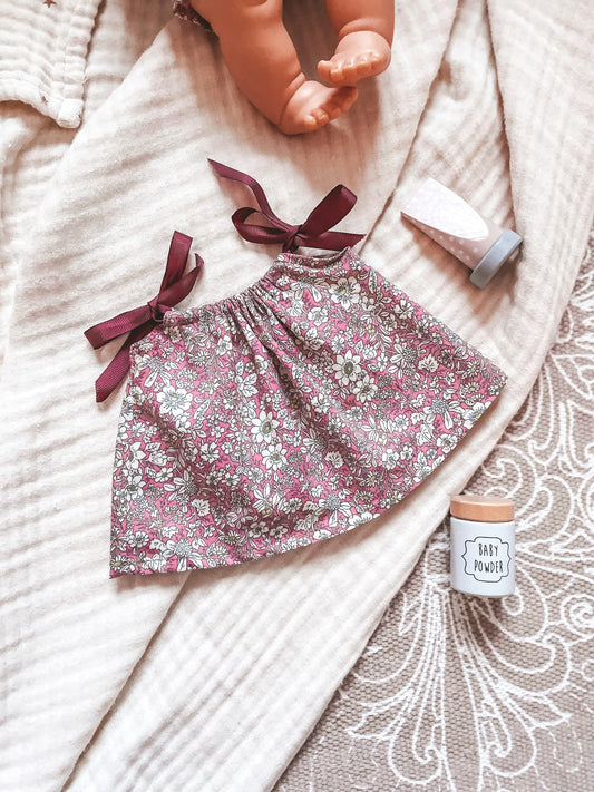 Floral Doll Dress for Minikane or Miniland Dolls House of Pyaar