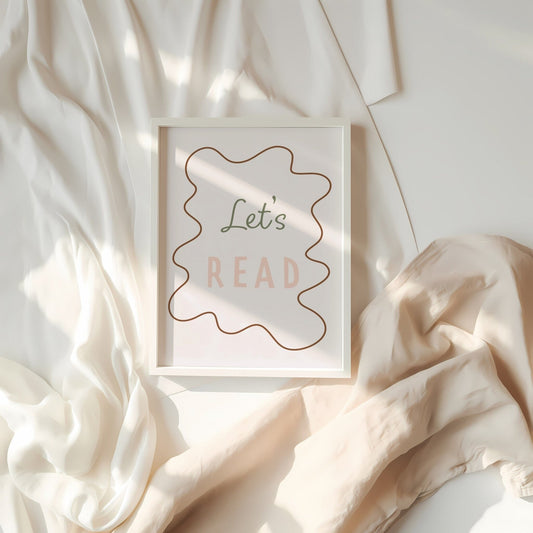 Let's Read - Wavy Edition - Fine art print Autumns Corner