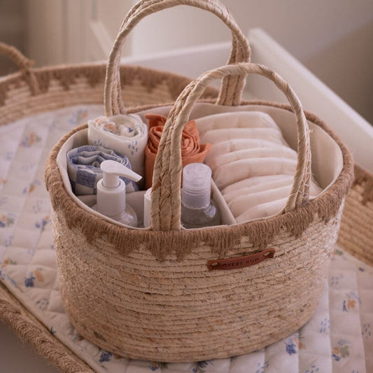 Maize Nappy Caddy - Natural Baby Changing Avery Row Wholesale