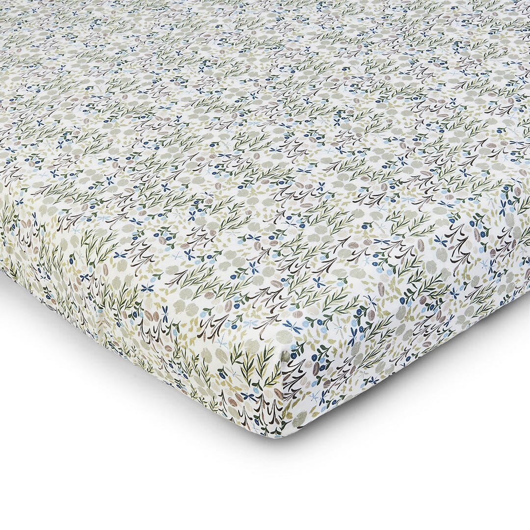 Organic Cotbed Fitted Sheet - Riverbank Bedding Avery Row Wholesale