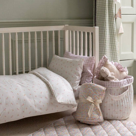 Organic Cotton Cotbed Bedding Set - Anemone Bedding Avery Row Wholesale