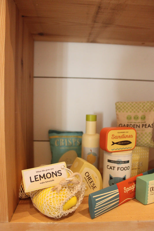 Supermarket Grocery Set Wooden toy food ThreadBeardesign