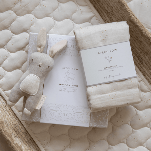 Swaddle & Cuddle New Baby Gift Set - Chamomile Avery Row Wholesale