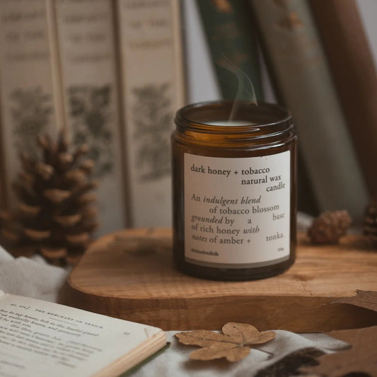 The Kindred Folk - Dark Honey + Tobacco Candle Candles The Kindred Folk