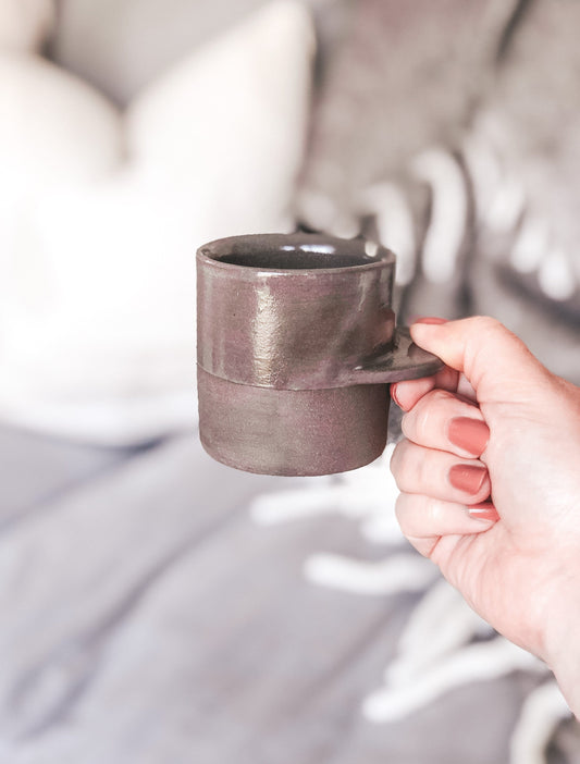 Alice Guillaume - Fin Espresso Cup - Anthracite Grey Ceramics Alice Guillaume Ceramics