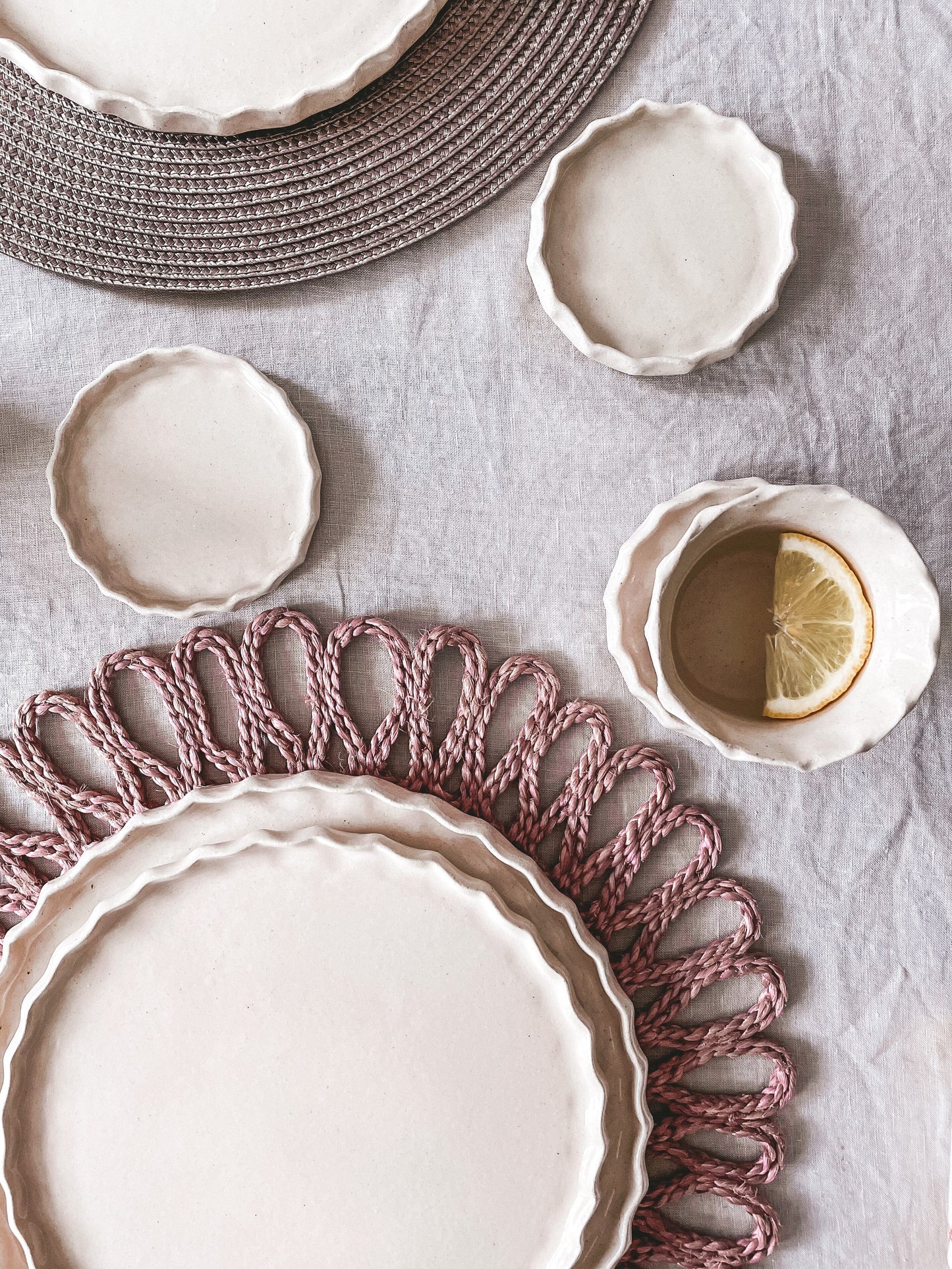 Alice Guillaume - Wavy Coaster Ceramics Alice Guillaume Ceramics