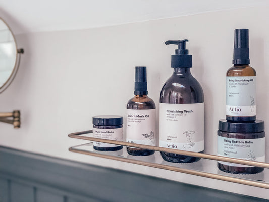 Artio Skincare Organic Stretch Mark Oil – Hydrating Pregnancy Skincare