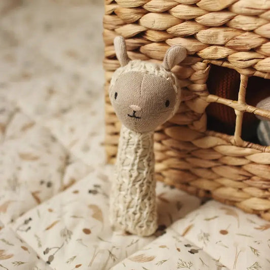 Avery Row - Rattle - Farm Friends, Sheep Baby Rattle Avery Row