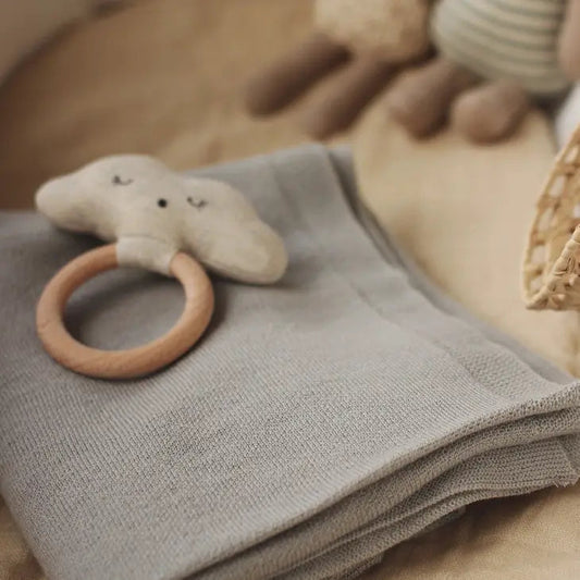 Avery Row - Teether Rattle - Cloud Small Toy Avery Row