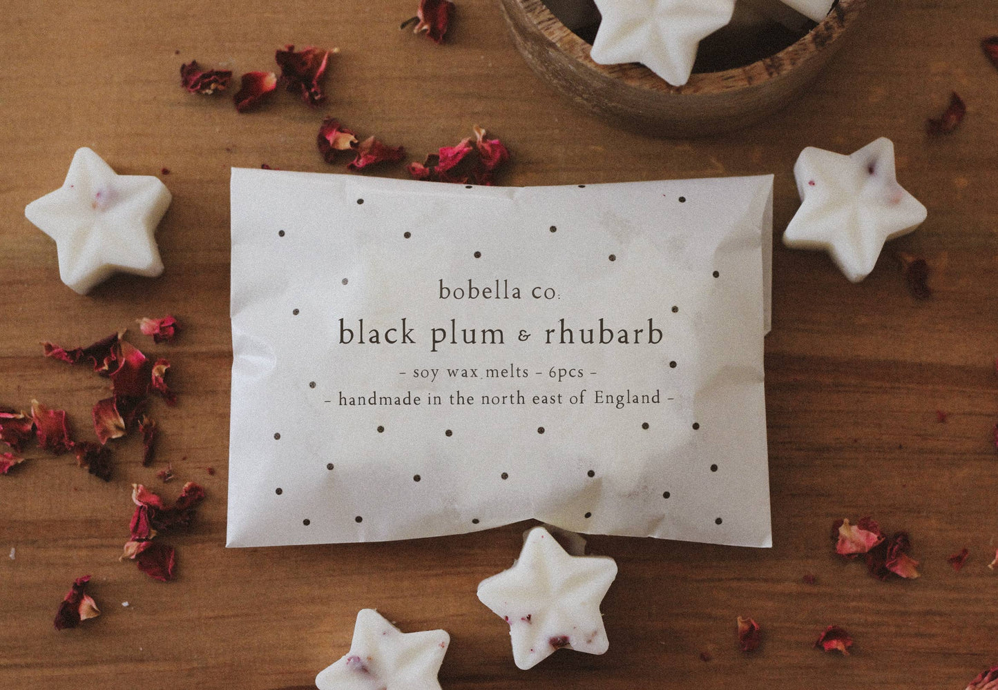 Black Plum & Rhubarb Soy Wax Melts Bobella Co.