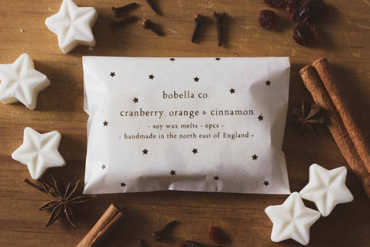 Christmas Wax Melts: Cranberry Orange & Cinnamon Bobella Co.