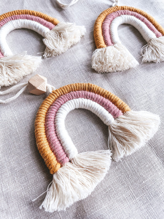 Goldrick - Wool Macrame Rainbow Decoration Goldrick