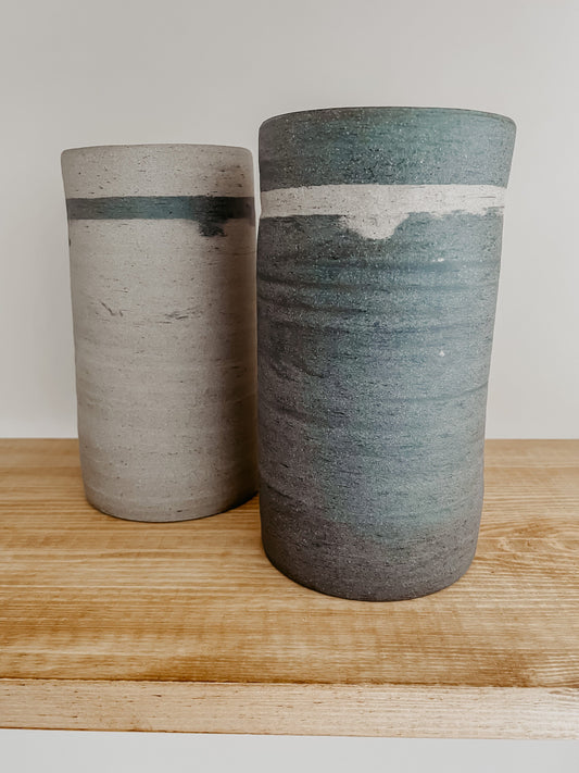 Karen Dawn Curtis - Medium Vase - Night Sky Blue Ceramics Karen Dawn Curtis