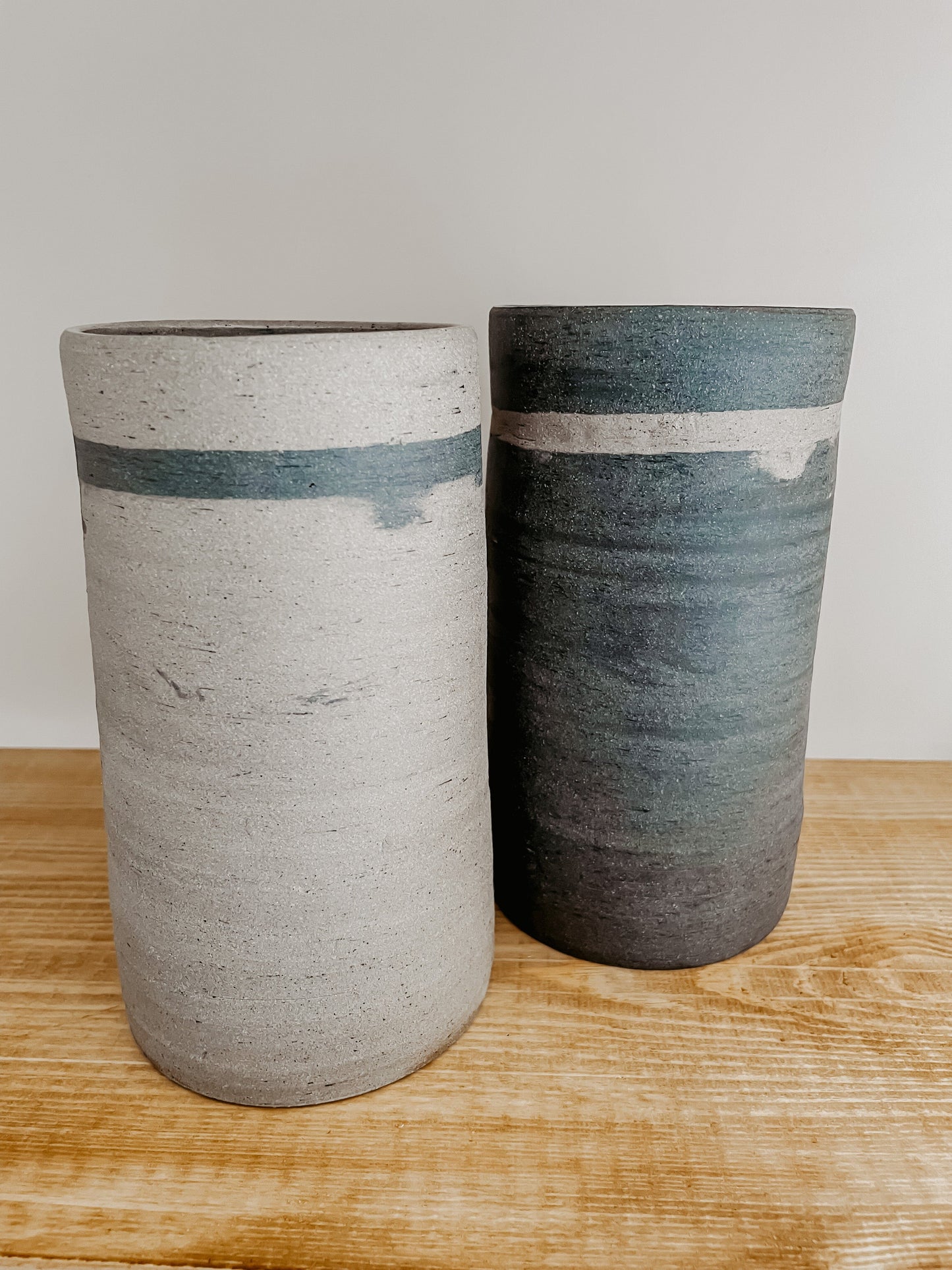 Karen Dawn Curtis - Medium Vase - Spring Day Blue Ceramics Karen Dawn Curtis
