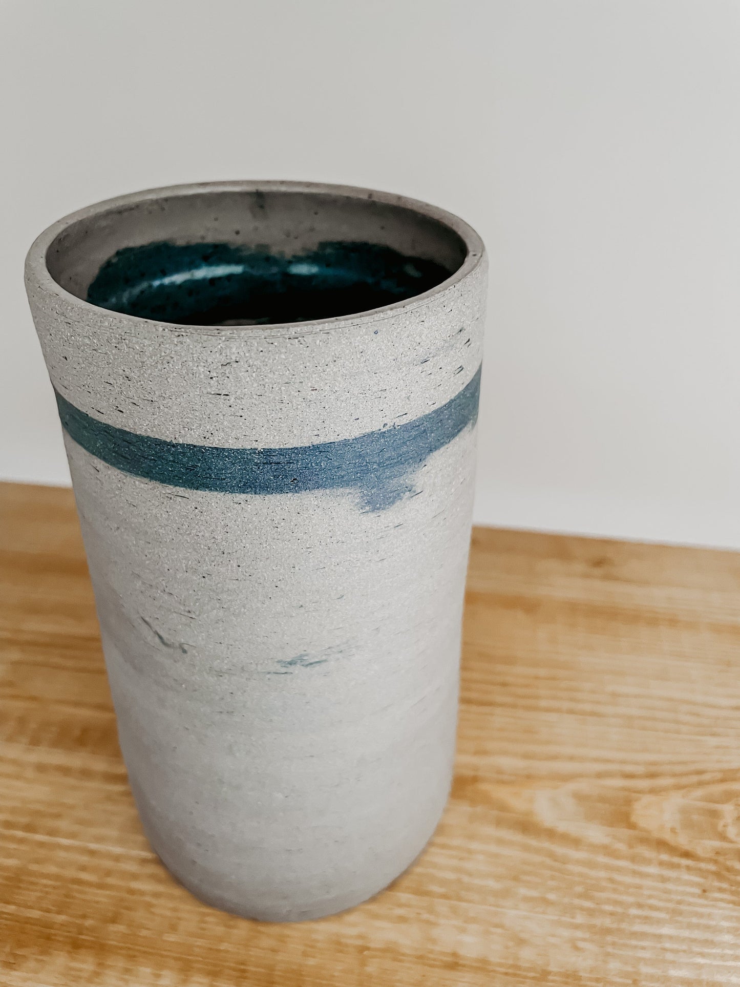 Karen Dawn Curtis - Medium Vase - Spring Day Blue Ceramics Karen Dawn Curtis