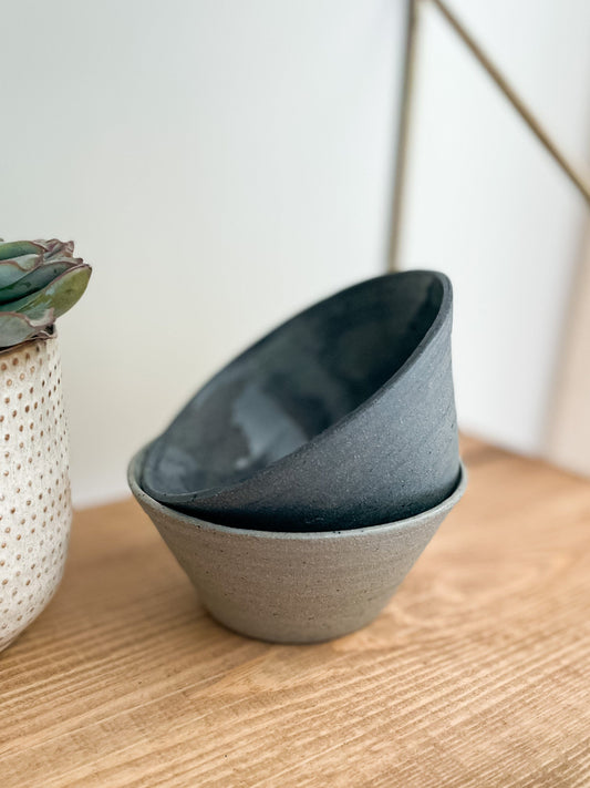 Karen Dawn Curtis - Olive Bowl - Night Sky Blue Ceramics Karen Dawn Curtis