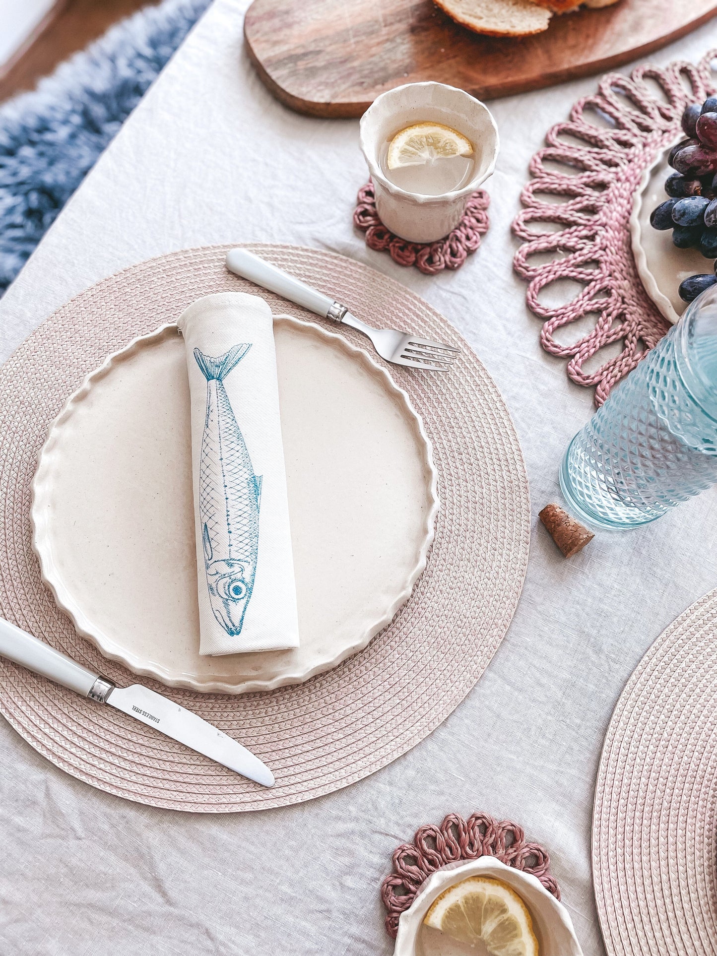 Lottie Day - Fish Napkin Gift Set Napkins Lottie Day