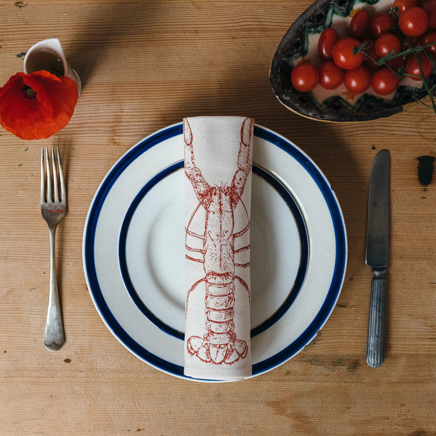 Lottie Day - Lobster Napkin Gift Set Napkins Lottie Day