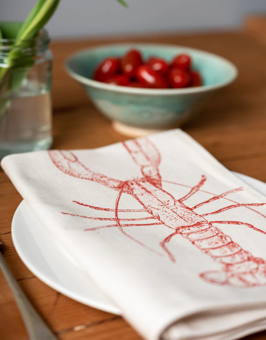 Lottie Day - Lobster Napkin Gift Set Napkins Lottie Day