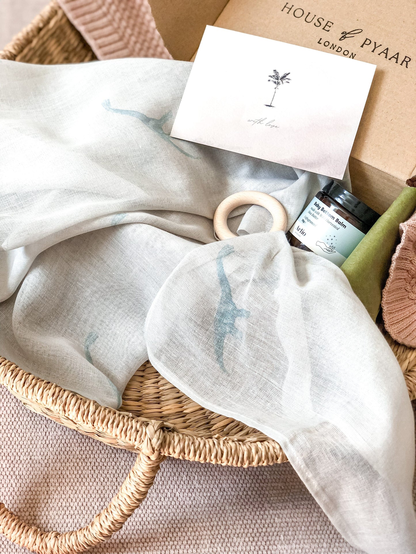 New Baby Gift Set - Dinosaur - Teal New Baby Gift Set House of Pyaar