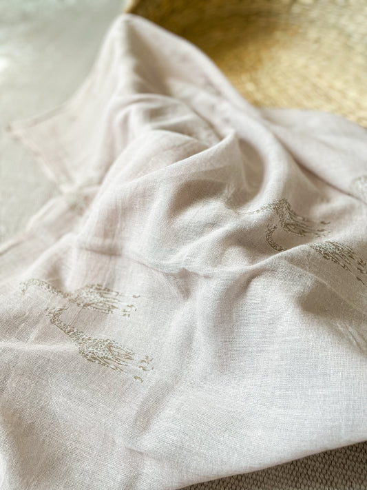 Summer Swaddle - Gentle Giraffe Pink Swaddle Janemade