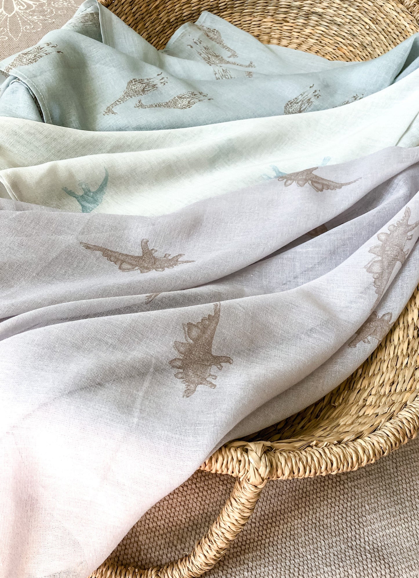 Summer Swaddle - Stig the Stegosaurus Pink Swaddle Janemade