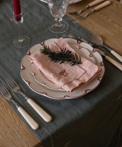 Christmas Table Runner - Pine Green