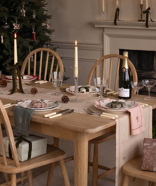Christmas Table Runner - Natural
