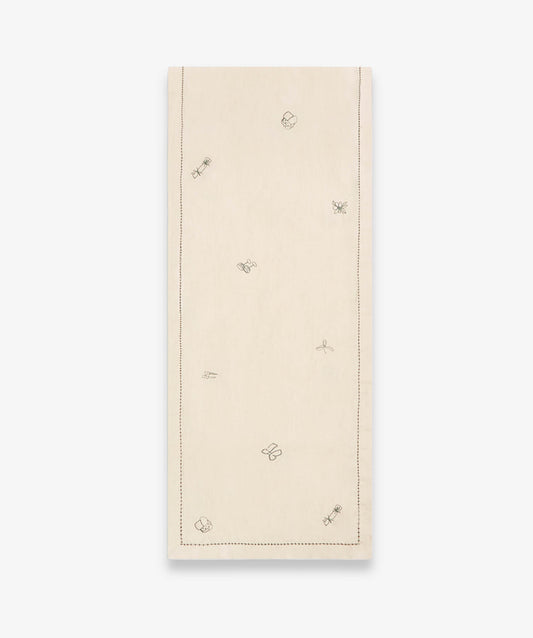 Christmas Table Runner - Natural