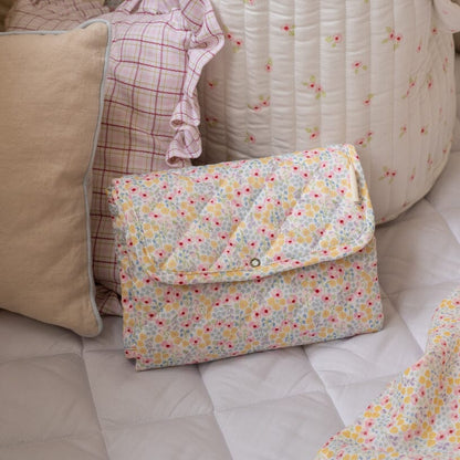 Cotton Travel Baby Changing Mat - Wildflower Garden Changing Bags & Travel Changing Mats Avery Row Wholesale 