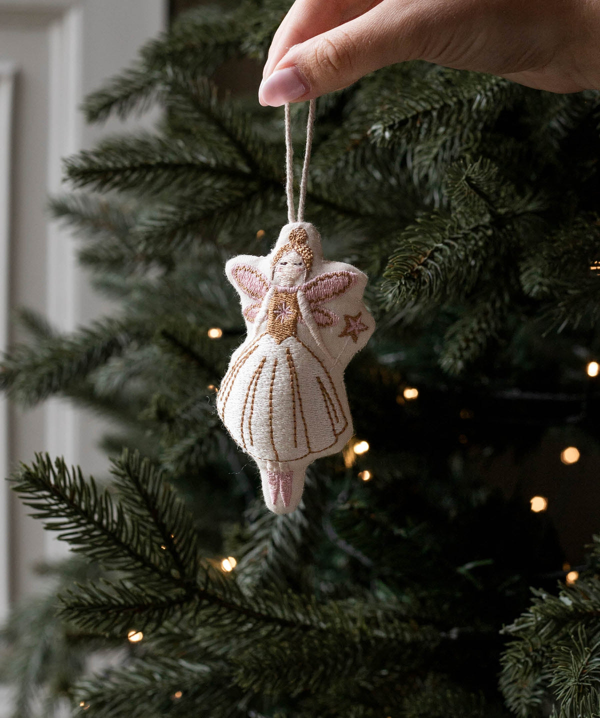 Embroidered Tree Decorations, Set of 5 - The Nutcracker