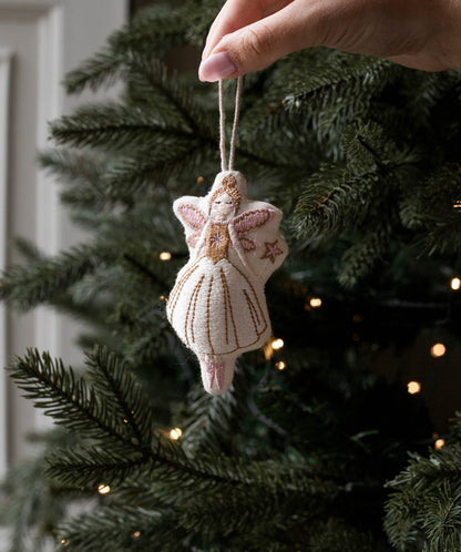 Embroidered Tree Decorations, Set of 5 - The Nutcracker