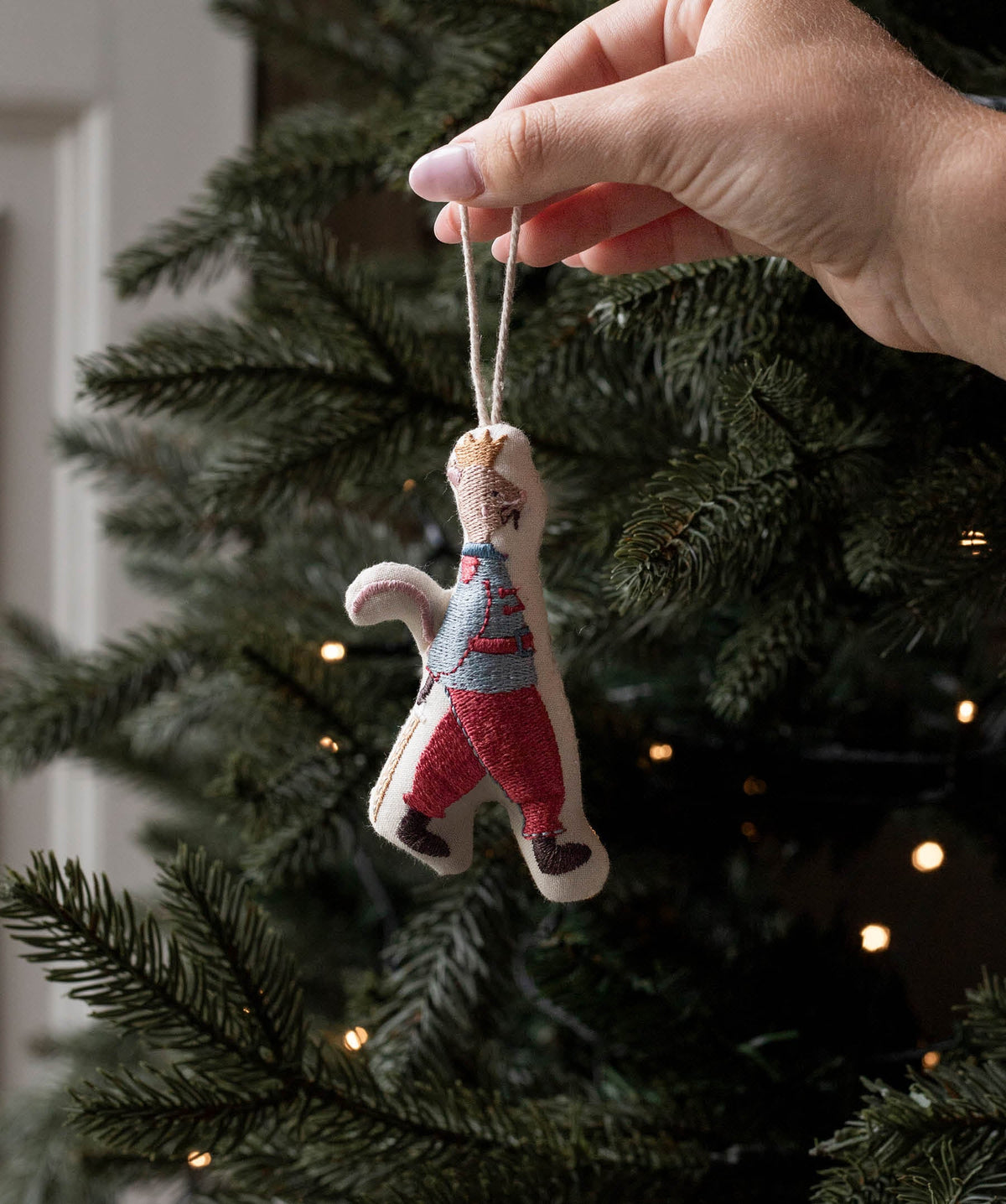 Embroidered Tree Decorations, Set of 5 - The Nutcracker