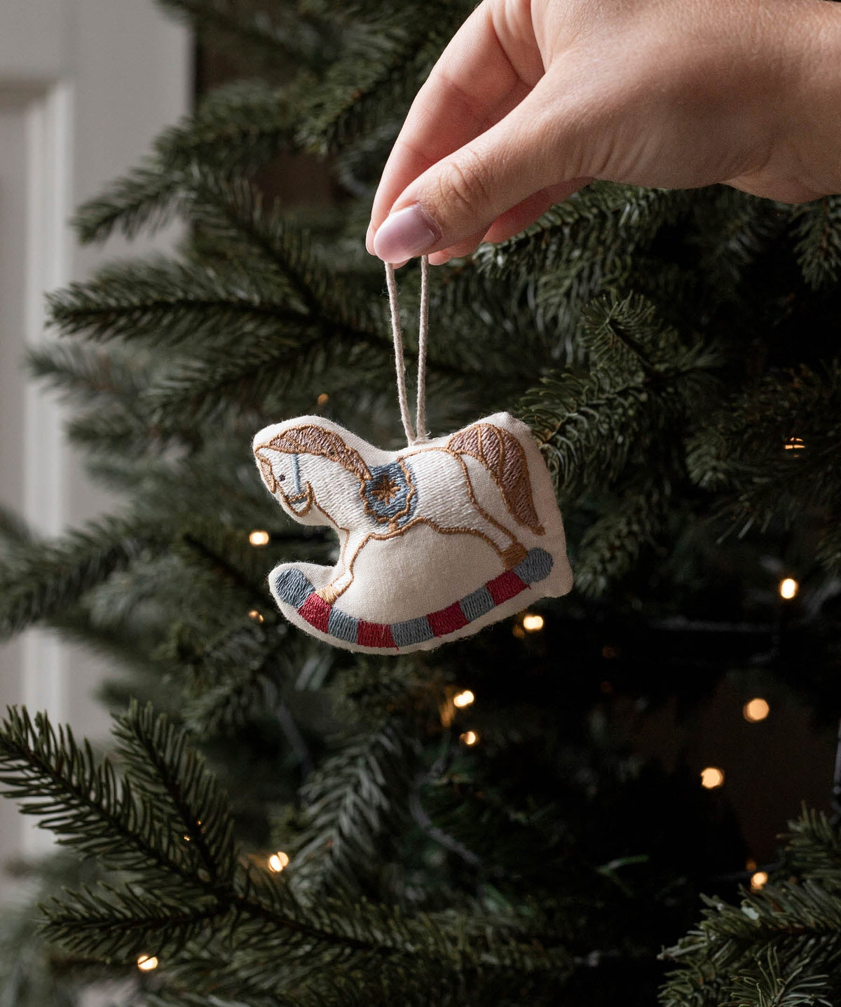 Embroidered Tree Decorations, Set of 5 - The Nutcracker