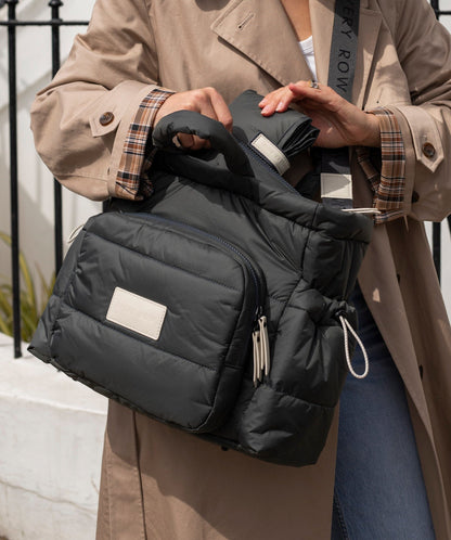 Avery Row | Baby Changing Tote Bag | Soft Black Changing Bags & Travel Changing Mats Avery Row Wholesale 