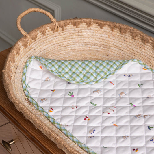 Avery Row | Changing Basket Cotton Liner | Little Farm Baby Changing Avery Row Wholesale 