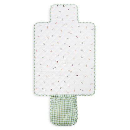 Avery Row | Cotton Travel Baby Changing Mat | Greenhouse Gingham Changing Bags & Travel Changing Mats Avery Row Wholesale 