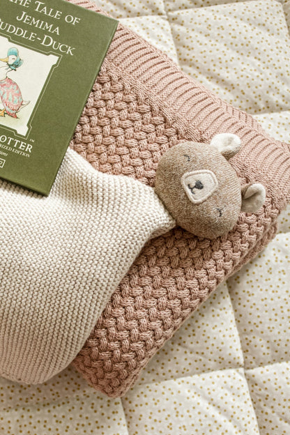 Avery Row - Cuddle Cloth - Brave Bear Baby Blanket Avery Row 