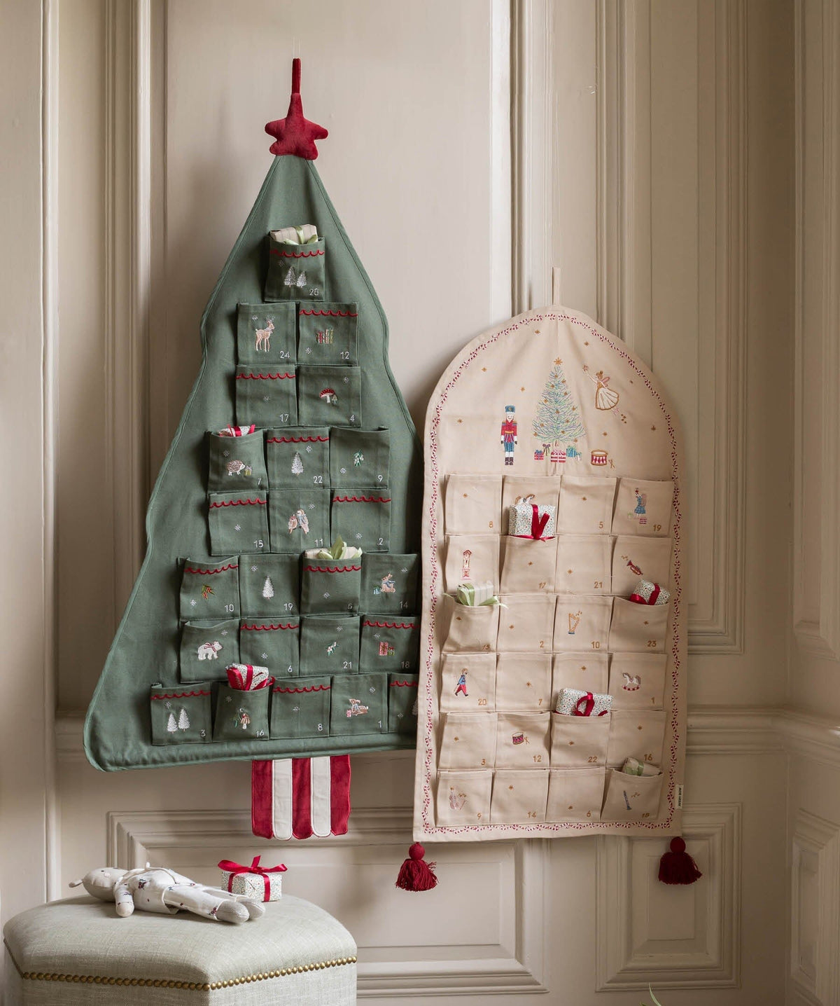 Avery Row | Fabric Christmas Tree Advent Calendar Christmas Avery Row Wholesale 