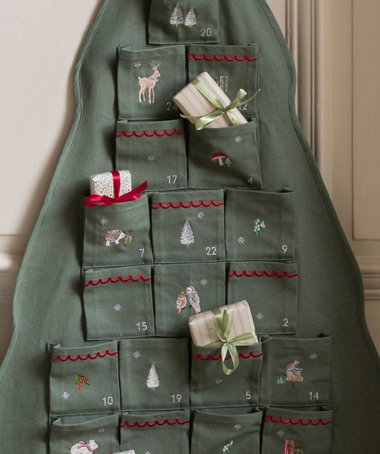 Avery Row | Fabric Christmas Tree Advent Calendar Christmas Avery Row Wholesale 