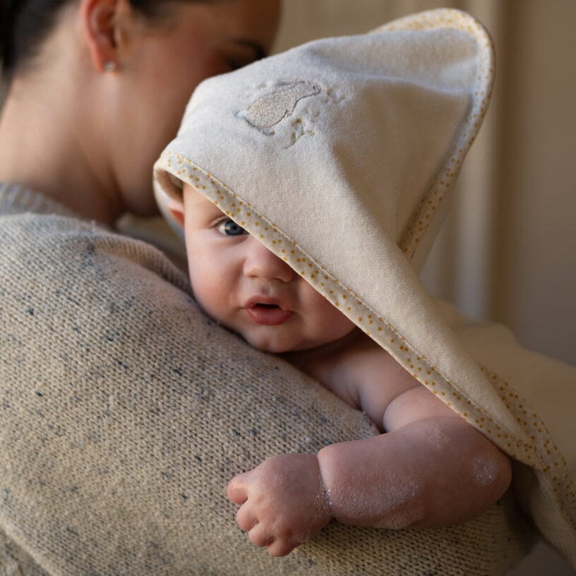 Avery Row | Hooded Baby Towel | Wild Chamomile Towelling Avery Row Wholesale 