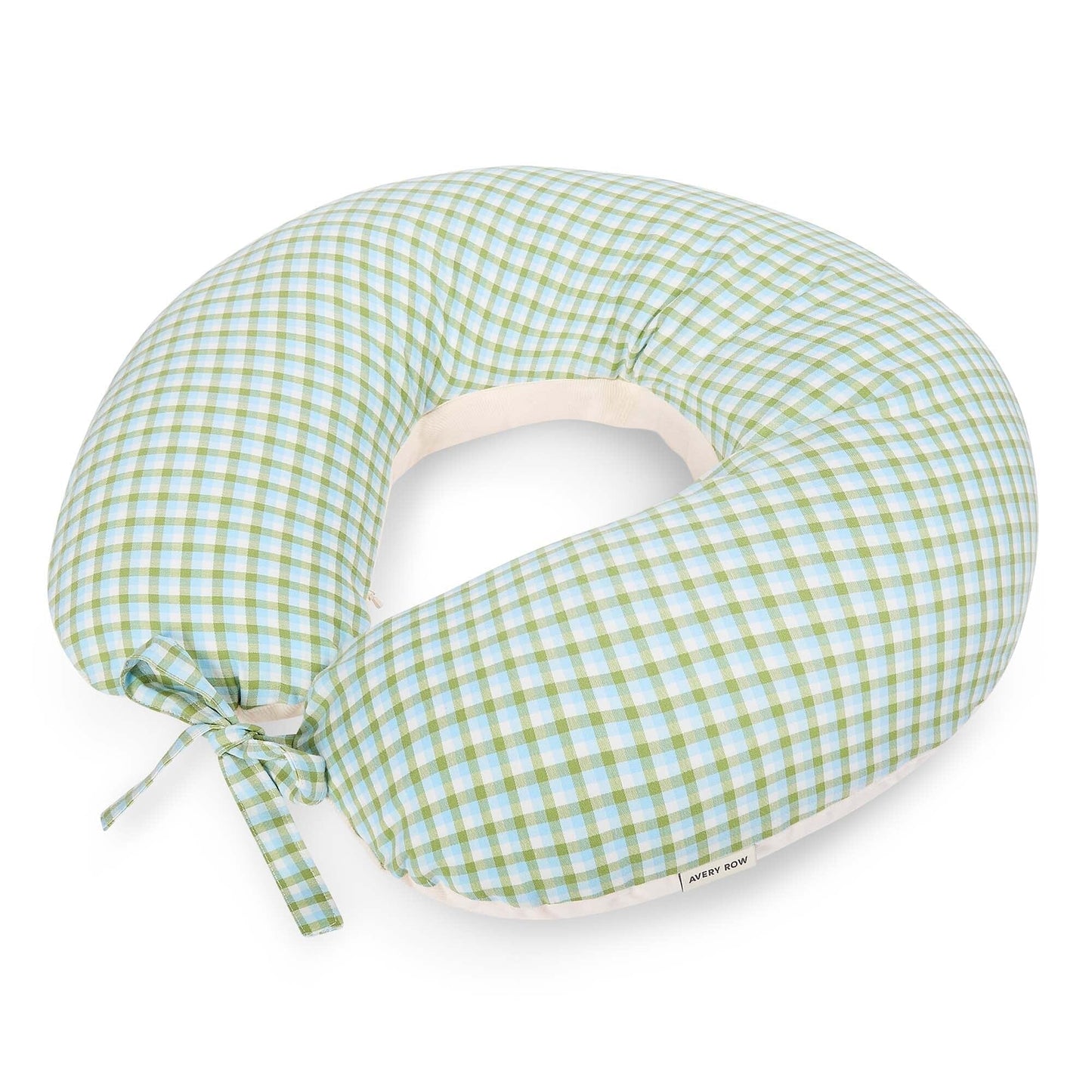 Avery Row | Nursing Pillow | Greenhouse Gingham Parent Accessories Avery Row Wholesale 